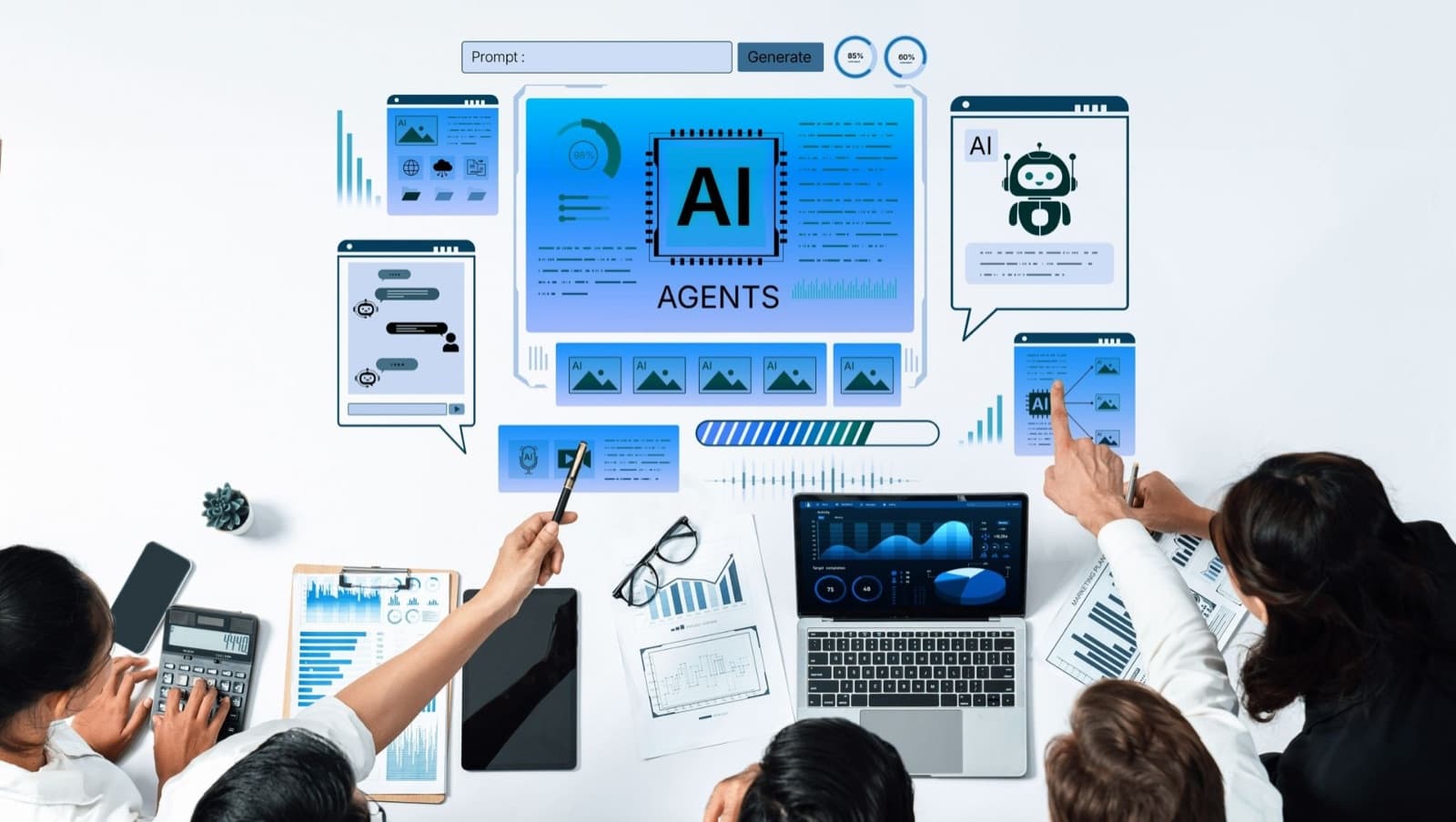 Leapify transforming a business's website and brand assets into high-converting ad creatives across multiple platforms.