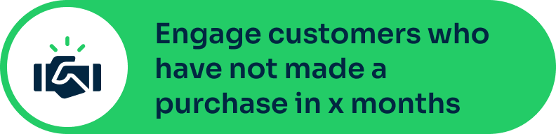 engage customers who have not made a purchase automation